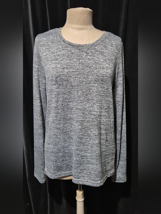 90 Degree By Reflex Other - Men's Heather Gray Long-Sleeve Crewneck Sweater (Box C)